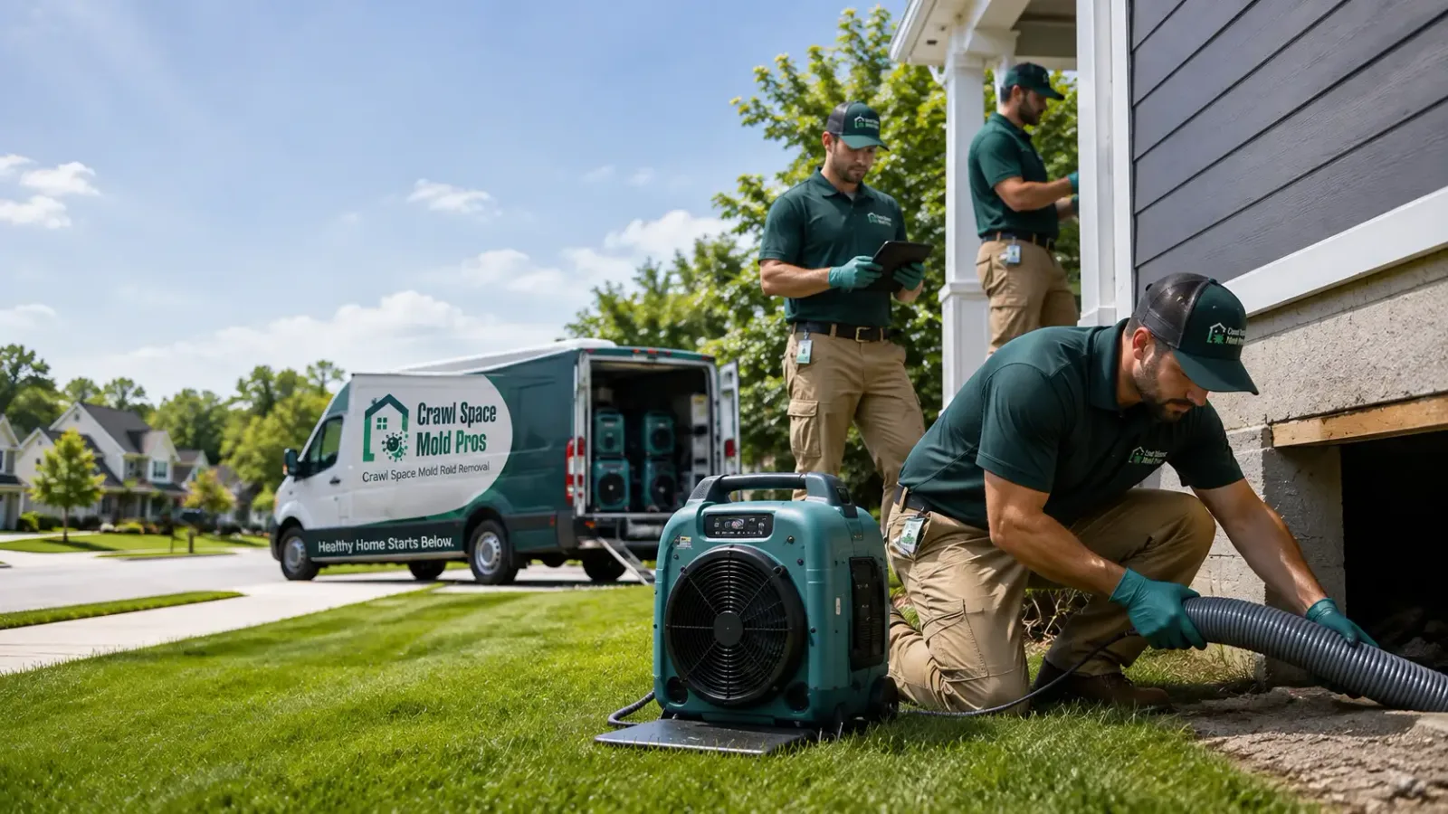 Crawl Space Mold Removal in Republic, PA